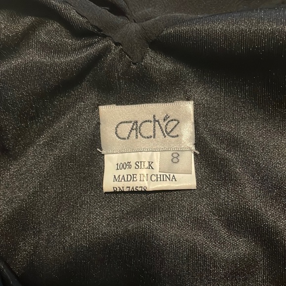 Gorgeous fitted black dress with embroidery red roses. - Picture 6 of 6